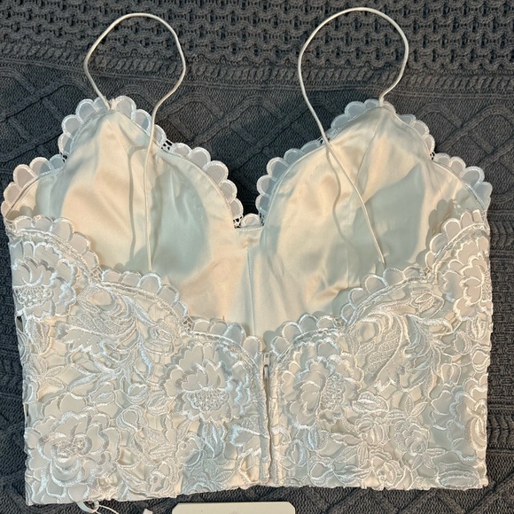 Catherine Deane Lace Havana Corset bridal top ft on Anthropologie NWT - Picture 8 of 16